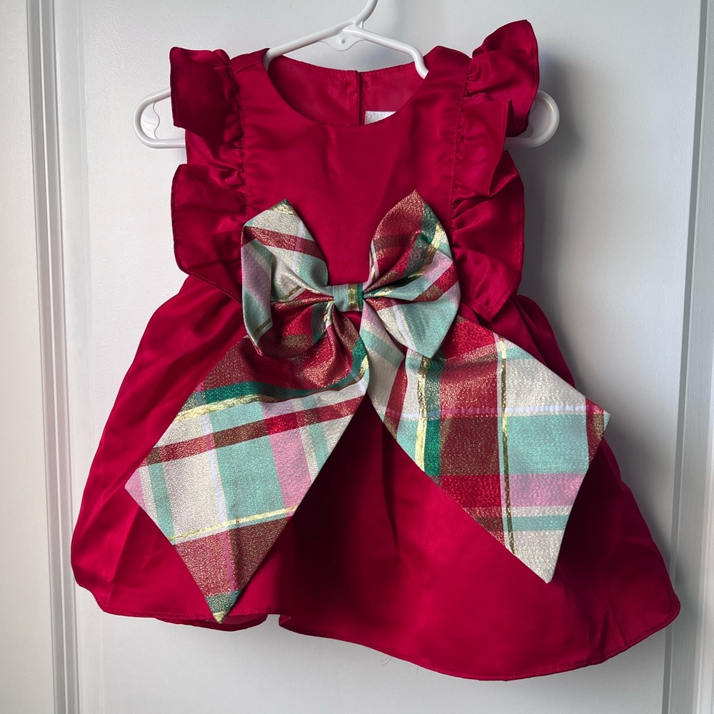 Rare Editions Girl’s Christmas Dress Size 12mo